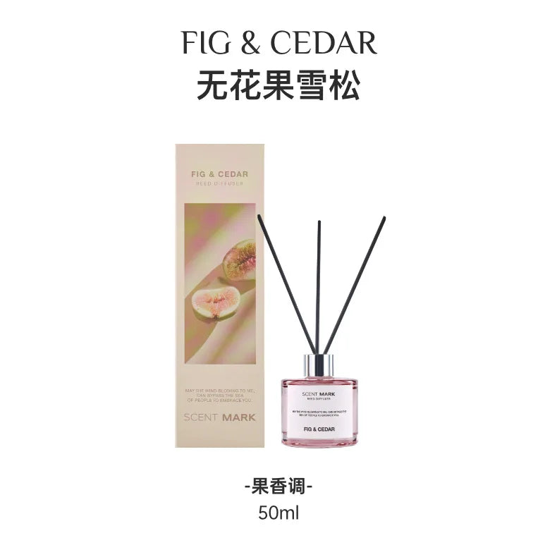 50ml Reed Diffuser Bottle with Essential Oil Lavender Rose Jasmine Diffuser Sets Hotel Home Fragrance Oil Air Freshener Oil