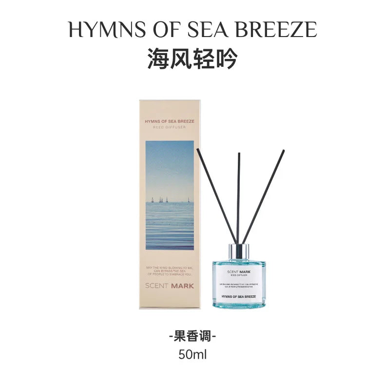 50ml Reed Diffuser Bottle with Essential Oil Lavender Rose Jasmine Diffuser Sets Hotel Home Fragrance Oil Air Freshener Oil