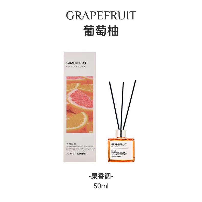50ml Reed Diffuser Bottle with Essential Oil Lavender Rose Jasmine Diffuser Sets Hotel Home Fragrance Oil Air Freshener Oil