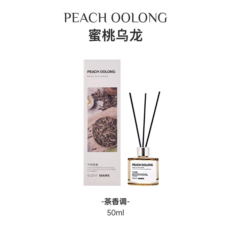 50ml Reed Diffuser Bottle with Essential Oil Lavender Rose Jasmine Diffuser Sets Hotel Home Fragrance Oil Air Freshener Oil